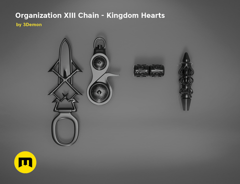 Beads of Organization XIII from Kingdom Hearts