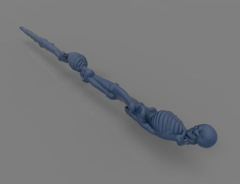Death Eater Skeleton Wand