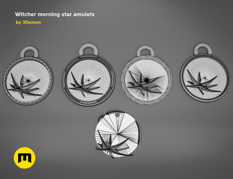 Morning Star Pendant — The Witcher