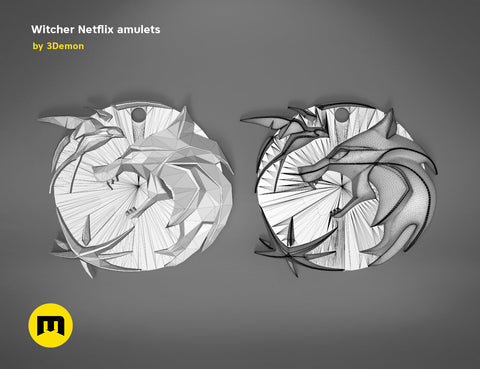 The Witcher Netflix Series Amulet