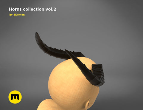 Segmented Curved Horns