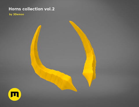 Segmented Curved Horns