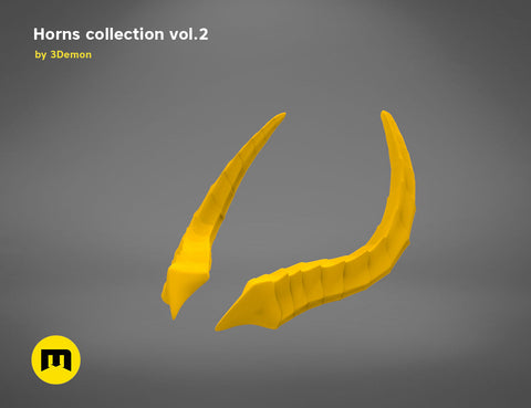 Segmented Curved Horns