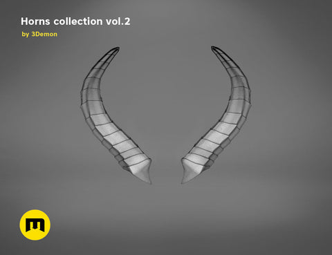 Segmented Curved Horns