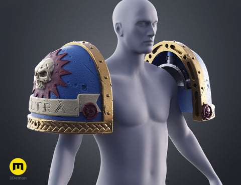 Shoulder Pauldrons - Space Marine