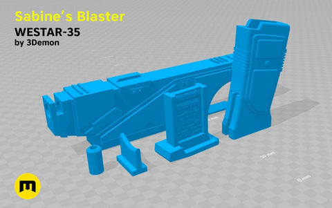 Westar-35 Sabine Wren Blasters