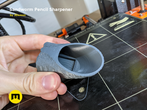 Sandworm Pencil Sharpener - Dune