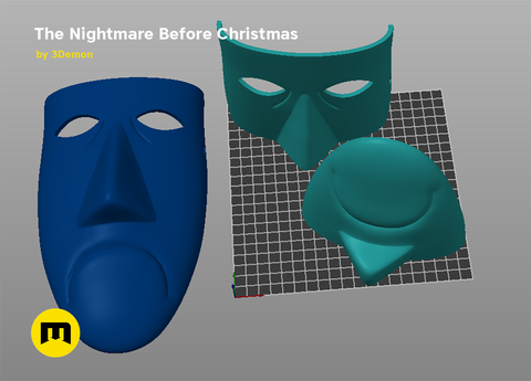 The Nightmare Before Christmas - masks bundle