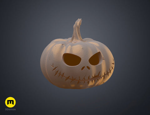 Jack Skellington Pumpkin Lantern