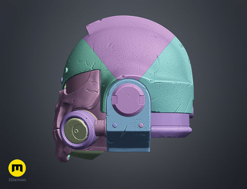 Space Marine Helmet - Vanguard Phobos