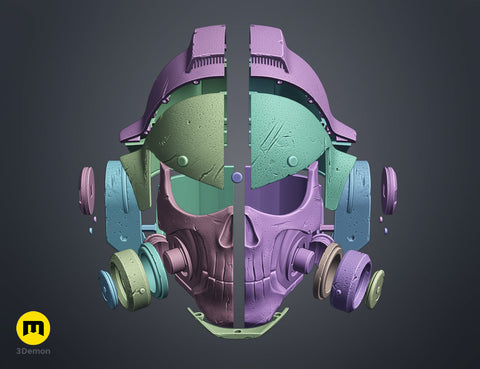 Space Marine Helmet - Vanguard Phobos