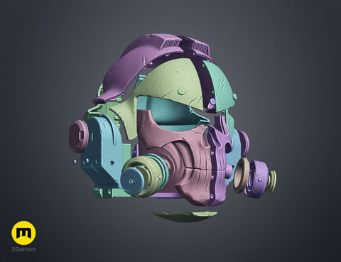 Space Marine Helmet - Vanguard Phobos