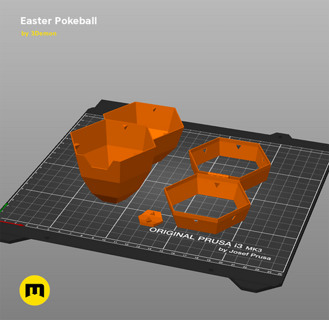 Pokeball Easter Egg Box Decoration