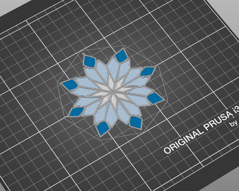 Stained Glass Snowflake Decorations