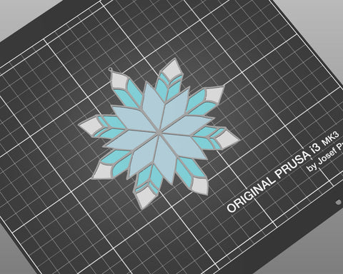 Stained Glass Snowflake Decorations
