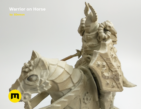 Warrior on Horse Statue
