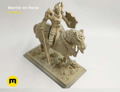 Warrior on Horse Statue