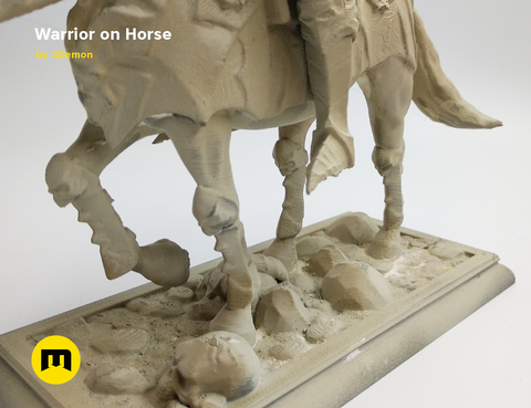 Warrior on Horse Statue