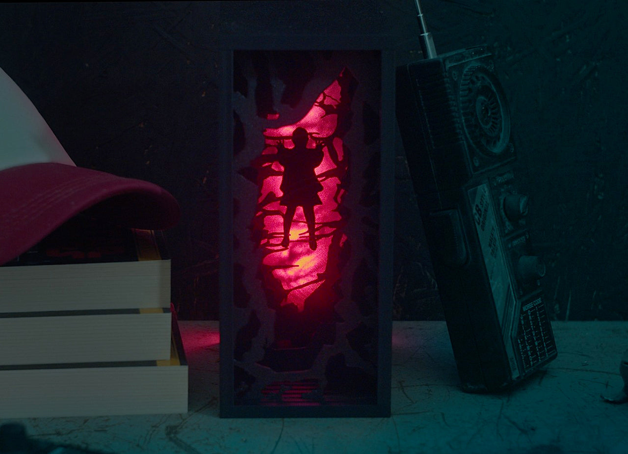 Stranger Things Book Nook Lamp | Bookshelf Insert | 3Demon