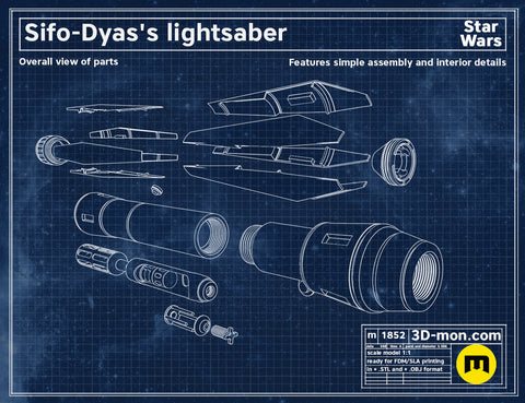 Sifo Dyas's lightsaber