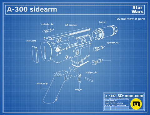 A-300 Blaster Pistol