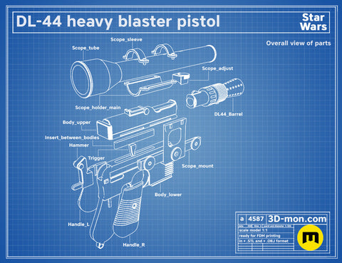 DL-44 Heavy Blaster Pistol