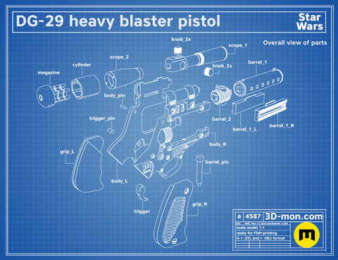 DG-29 Blaster Pistol