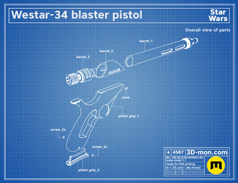 Westar-34 Jango Fett Blaster