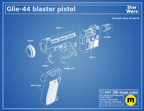 Glie-44 Blaster Pistol
