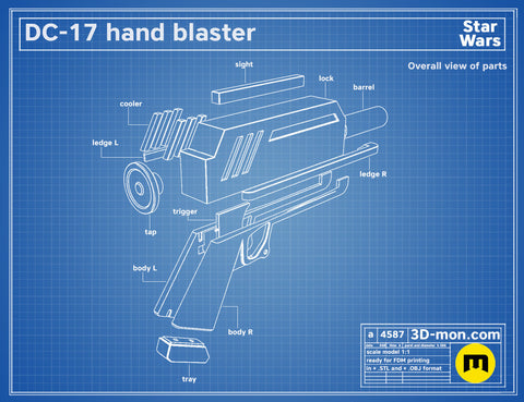 DC-17 Blasters (BadBatch/CloneWars)