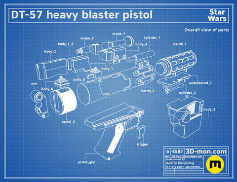 DT-57 Heavy Blaster Pistol