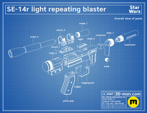 SE-14r Blaster Pistol