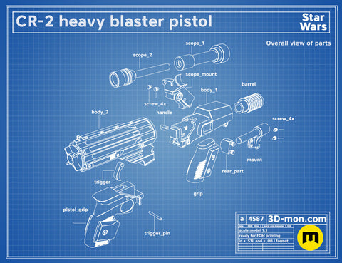 CR-2 Blaster Pistol