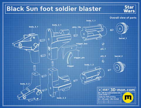 Black Sun Foot Soldier Blaster