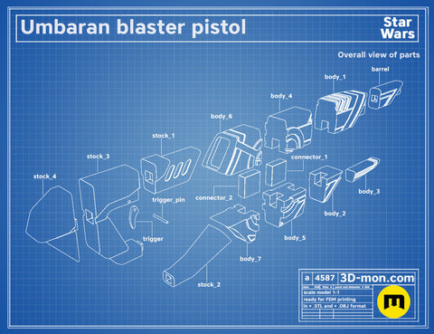 Umbaran Blaster Pistol