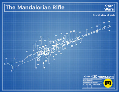 Amban Phase-pulse Blaster Mandalorian Rifle