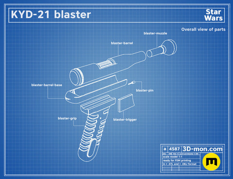 KYD-21 Zam Wesell Blaster