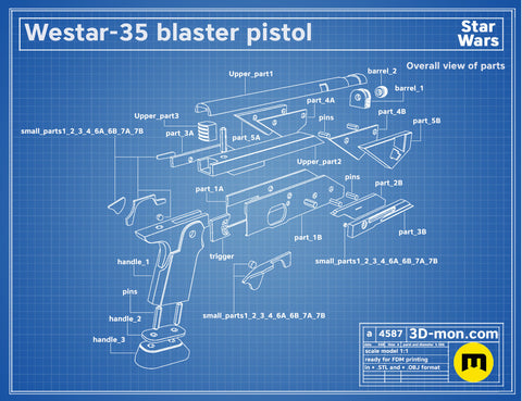 Westar-35 Bo-Katan Mandalorian Blaster