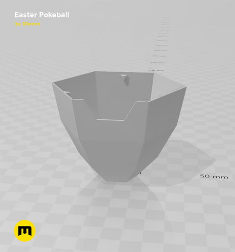 Pokeball Easter Egg Box Decoration