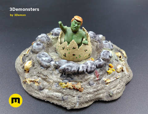 Surprise Egg Miniature 3Demonsters