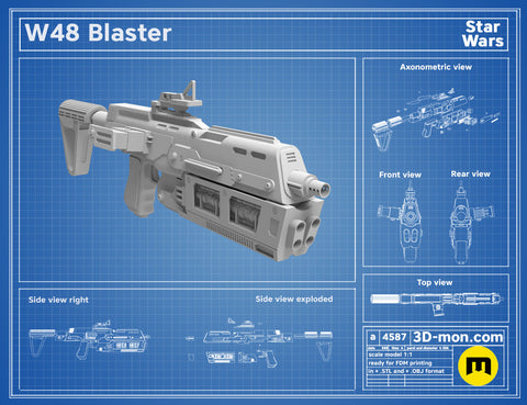 Sith Trooper W48 Blaster