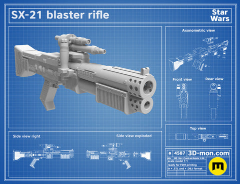 SX-21 Blaster Pistol