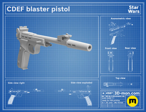 CDEF Blaster Pistol