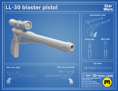 LL-30 Cad Bane Blaster