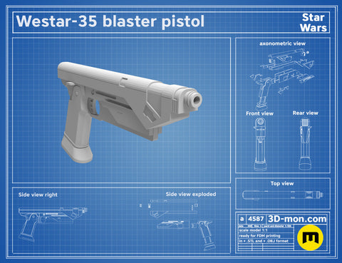 Westar-35 Bo-Katan Mandalorian Blaster