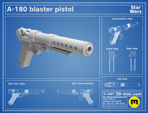 A-180 Blaster Pistol