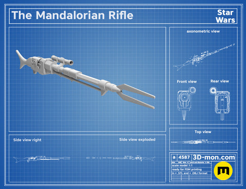 Amban Phase-pulse Blaster Mandalorian Rifle