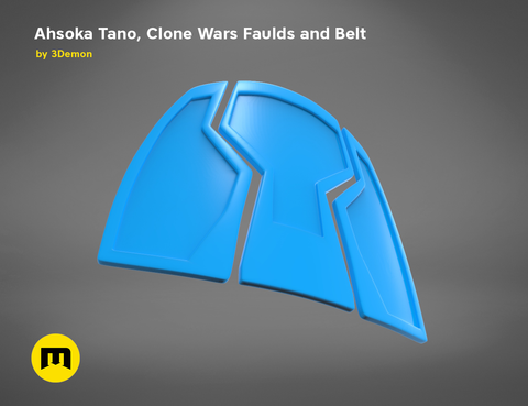 Ahsoka Tano, Clone Wars Faulds and Belt