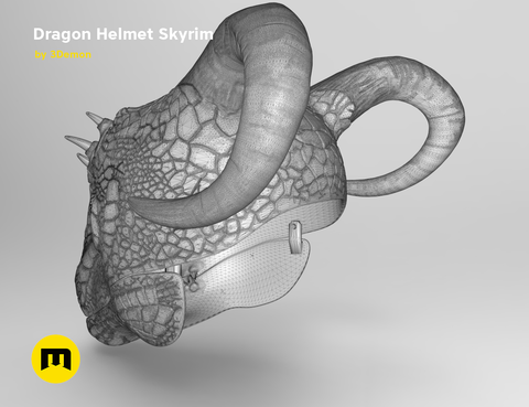 Dragon Helmet - Skyrim