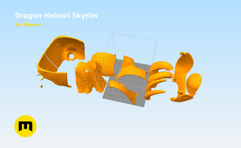 Dragon Helmet - Skyrim